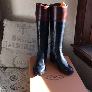 Tod’s Leather Riding Boots